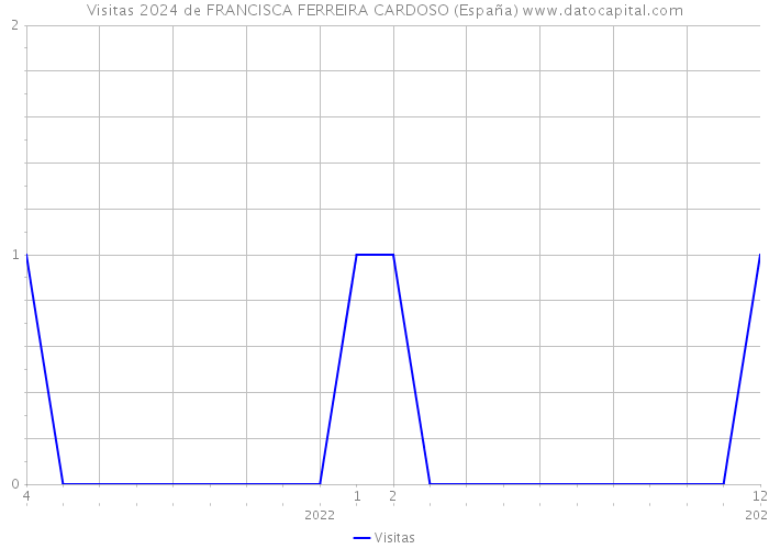 Visitas 2024 de FRANCISCA FERREIRA CARDOSO (España) 