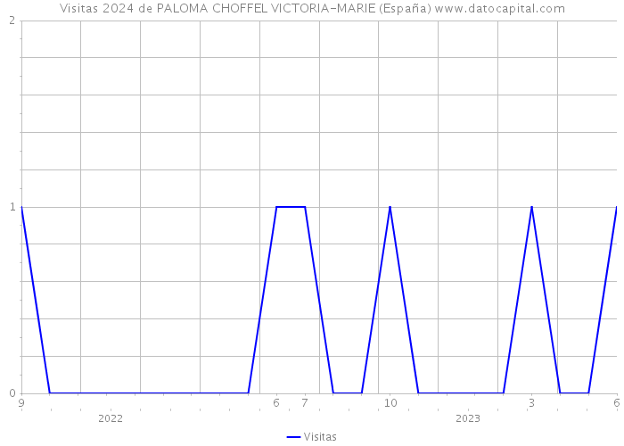 Visitas 2024 de PALOMA CHOFFEL VICTORIA-MARIE (España) 
