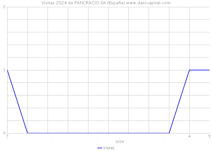 Visitas 2024 de PANCRACIO SA (España) 