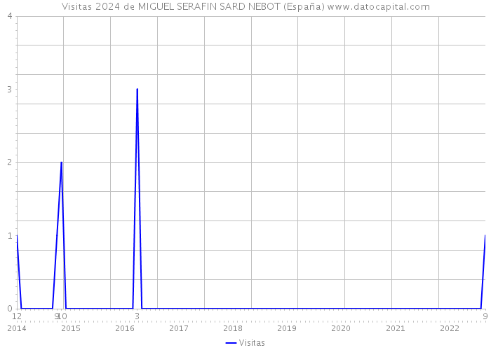 Visitas 2024 de MIGUEL SERAFIN SARD NEBOT (España) 