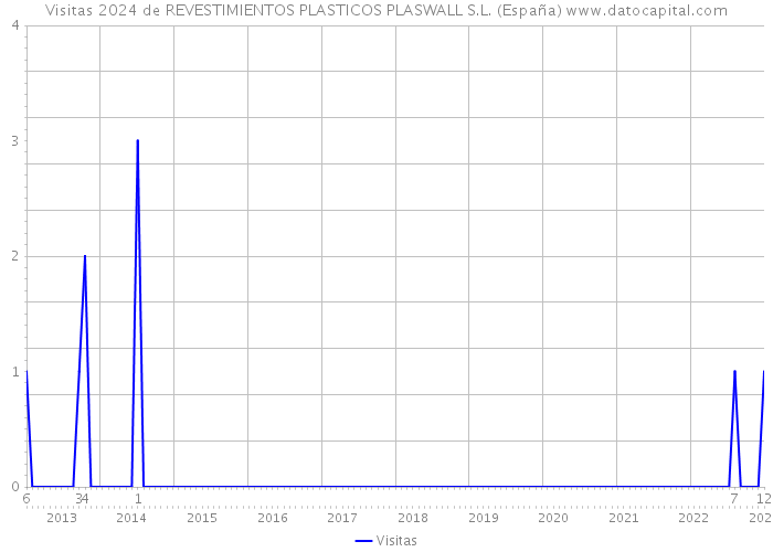 Visitas 2024 de REVESTIMIENTOS PLASTICOS PLASWALL S.L. (España) 