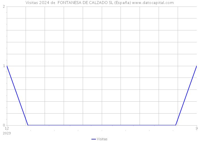 Visitas 2024 de  FONTANESA DE CALZADO SL (España) 