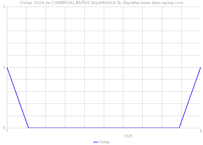 Visitas 2024 de COMERCIAL BAÑOS SALAMANCA SL (España) 