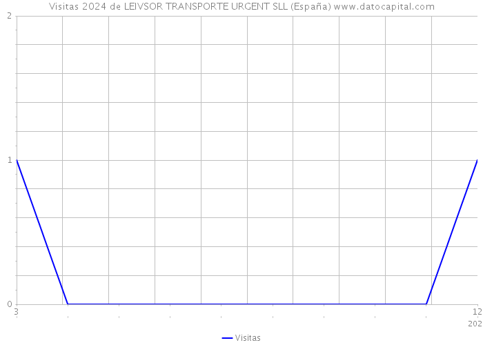 Visitas 2024 de LEIVSOR TRANSPORTE URGENT SLL (España) 