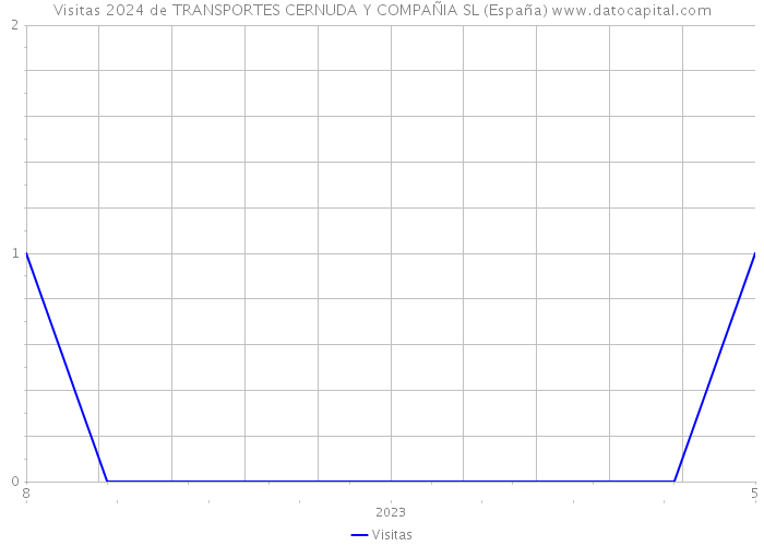 Visitas 2024 de TRANSPORTES CERNUDA Y COMPAÑIA SL (España) 