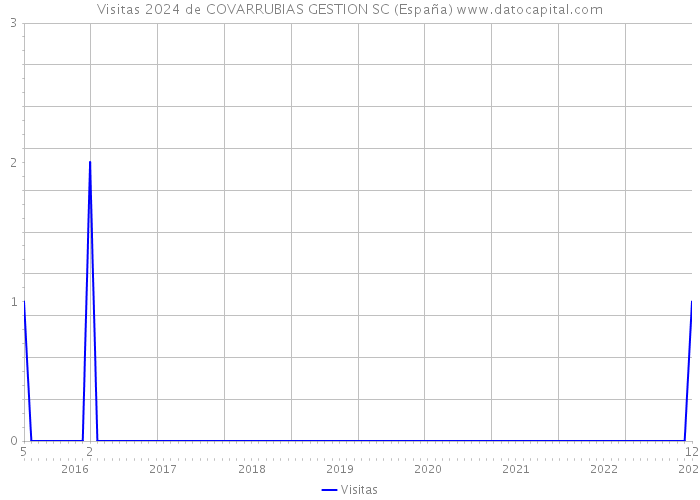 Visitas 2024 de COVARRUBIAS GESTION SC (España) 