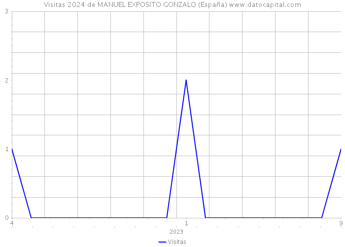 Visitas 2024 de MANUEL EXPOSITO GONZALO (España) 