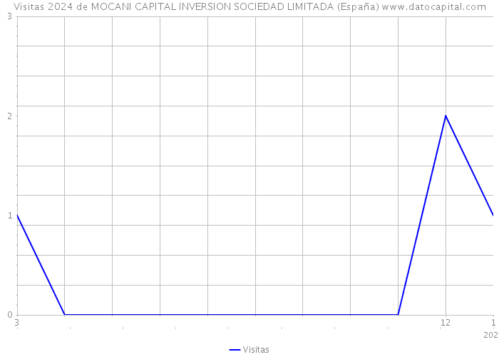 Visitas 2024 de MOCANI CAPITAL INVERSION SOCIEDAD LIMITADA (España) 
