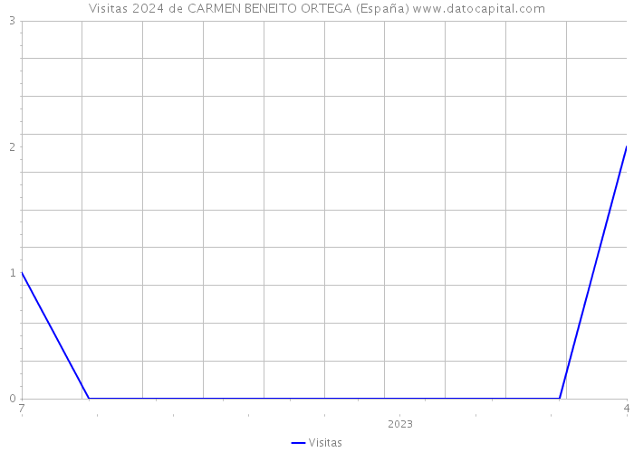 Visitas 2024 de CARMEN BENEITO ORTEGA (España) 