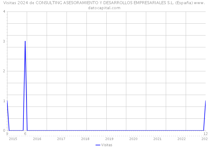 Visitas 2024 de CONSULTING ASESORAMIENTO Y DESARROLLOS EMPRESARIALES S.L. (España) 
