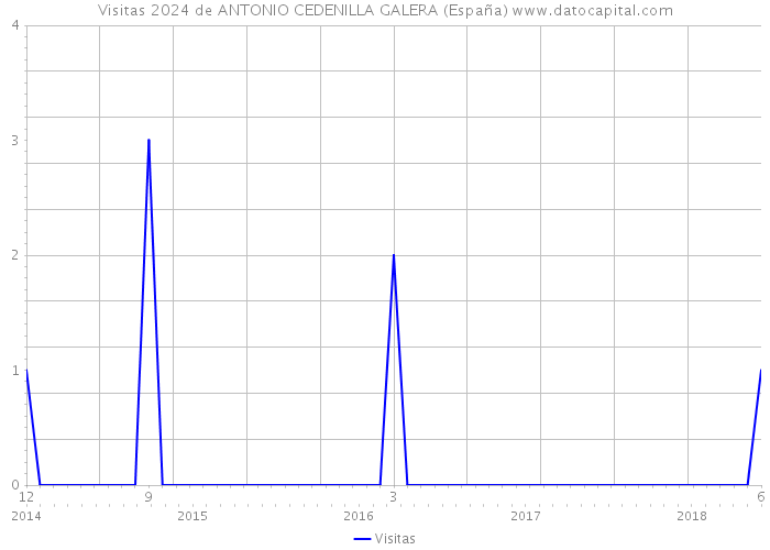 Visitas 2024 de ANTONIO CEDENILLA GALERA (España) 