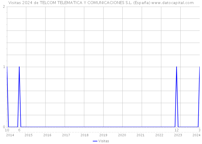 Visitas 2024 de TELCOM TELEMATICA Y COMUNICACIONES S.L. (España) 
