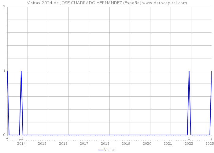 Visitas 2024 de JOSE CUADRADO HERNANDEZ (España) 