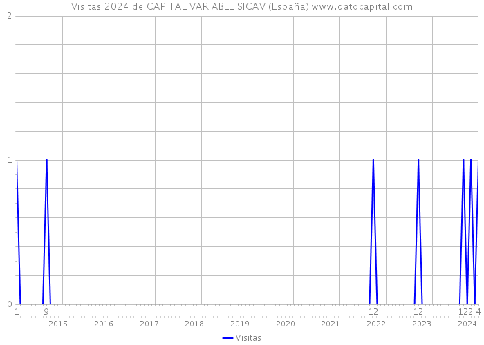 Visitas 2024 de CAPITAL VARIABLE SICAV (España) 