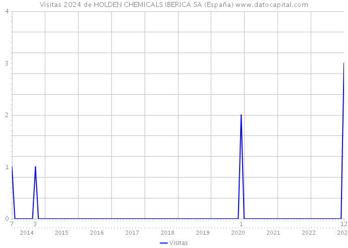 Visitas 2024 de HOLDEN CHEMICALS IBERICA SA (España) 