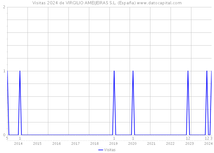 Visitas 2024 de VIRGILIO AMEIJEIRAS S.L. (España) 