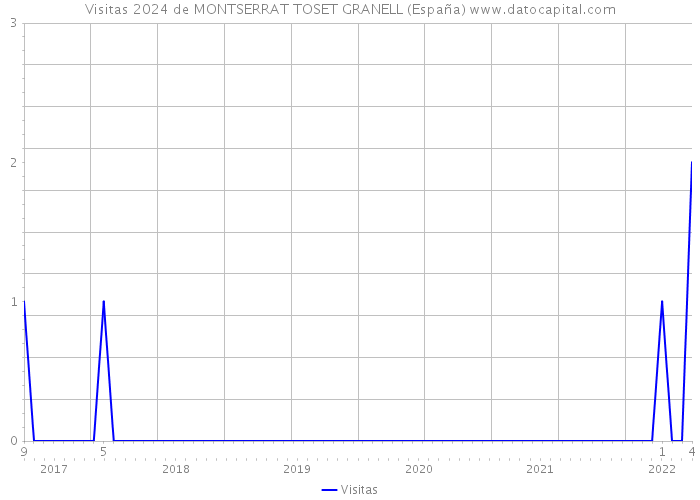 Visitas 2024 de MONTSERRAT TOSET GRANELL (España) 
