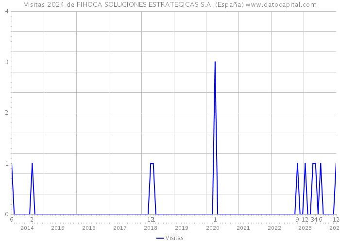 Visitas 2024 de FIHOCA SOLUCIONES ESTRATEGICAS S.A. (España) 