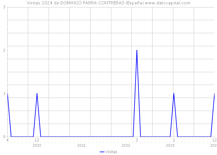 Visitas 2024 de DOMINGO PARRA CONTRERAS (España) 