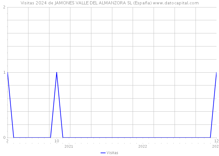 Visitas 2024 de JAMONES VALLE DEL ALMANZORA SL (España) 