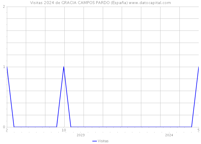 Visitas 2024 de GRACIA CAMPOS PARDO (España) 