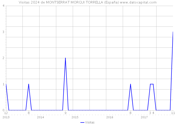 Visitas 2024 de MONTSERRAT MORGUI TORRELLA (España) 