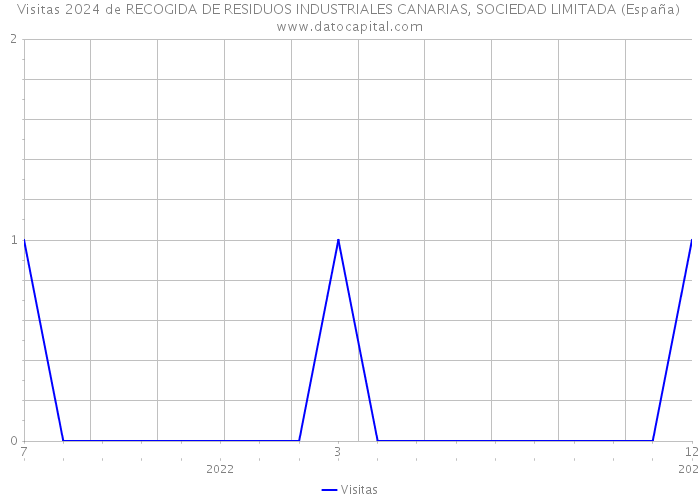 Visitas 2024 de RECOGIDA DE RESIDUOS INDUSTRIALES CANARIAS, SOCIEDAD LIMITADA (España) 
