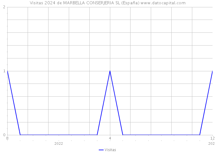 Visitas 2024 de MARBELLA CONSERJERIA SL (España) 