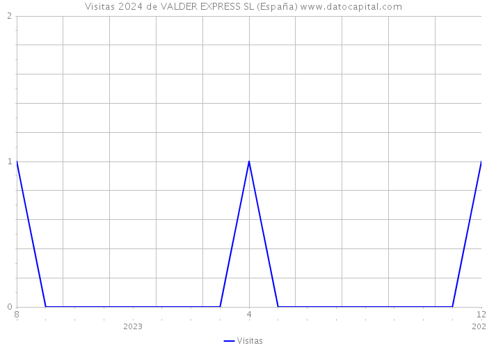 Visitas 2024 de VALDER EXPRESS SL (España) 