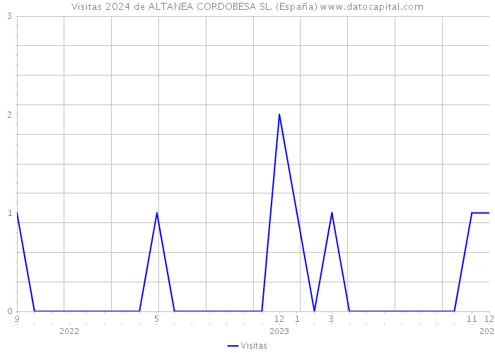 Visitas 2024 de ALTANEA CORDOBESA SL. (España) 