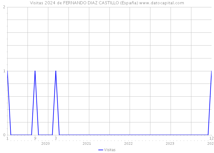 Visitas 2024 de FERNANDO DIAZ CASTILLO (España) 