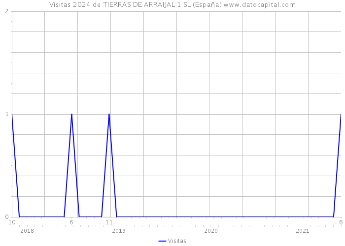 Visitas 2024 de TIERRAS DE ARRAIJAL 1 SL (España) 