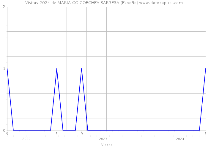 Visitas 2024 de MARIA GOICOECHEA BARRERA (España) 