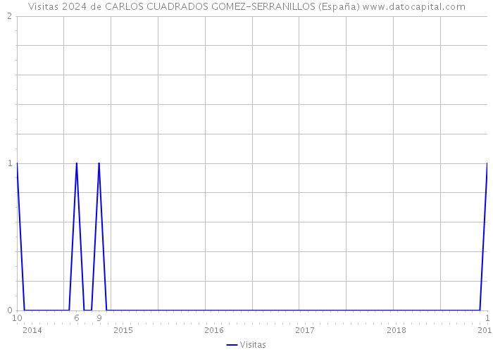 Visitas 2024 de CARLOS CUADRADOS GOMEZ-SERRANILLOS (España) 