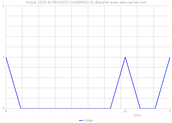 Visitas 2024 de PECADOS CUADRADO SL (España) 
