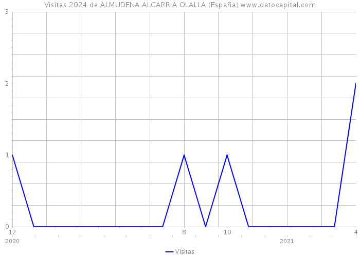 Visitas 2024 de ALMUDENA ALCARRIA OLALLA (España) 