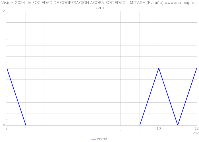Visitas 2024 de SOCIEDAD DE COOPERACION AGORA SOCIEDAD LIMITADA (España) 