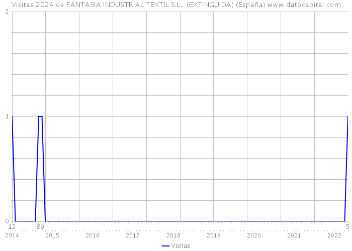 Visitas 2024 de FANTASIA INDUSTRIAL TEXTIL S.L. (EXTINGUIDA) (España) 