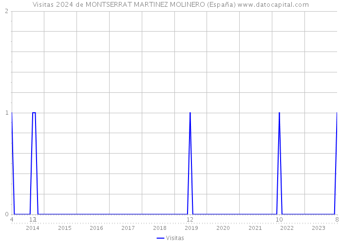 Visitas 2024 de MONTSERRAT MARTINEZ MOLINERO (España) 