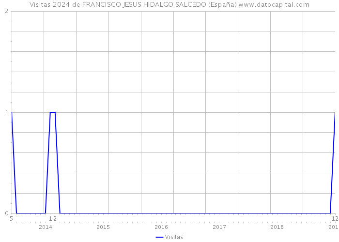 Visitas 2024 de FRANCISCO JESUS HIDALGO SALCEDO (España) 