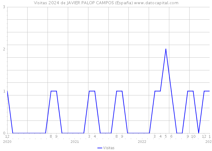 Visitas 2024 de JAVIER PALOP CAMPOS (España) 