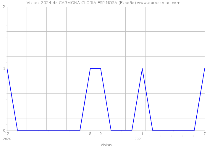 Visitas 2024 de CARMONA GLORIA ESPINOSA (España) 