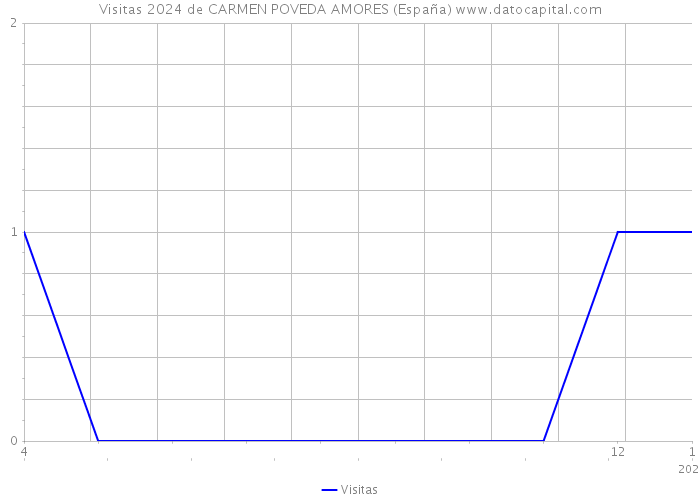 Visitas 2024 de CARMEN POVEDA AMORES (España) 