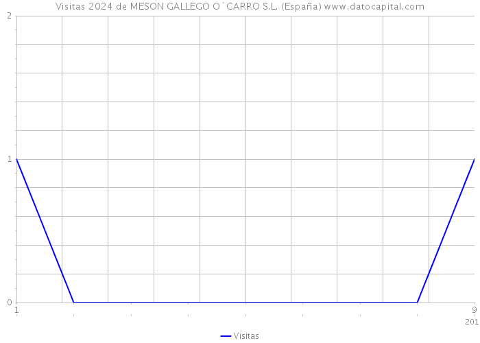 Visitas 2024 de MESON GALLEGO O`CARRO S.L. (España) 