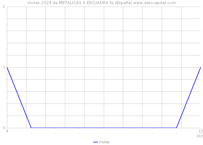 Visitas 2024 de METALICAS A ESCUADRA SL (España) 