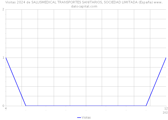 Visitas 2024 de SALUSMEDICAL TRANSPORTES SANITARIOS, SOCIEDAD LIMITADA (España) 