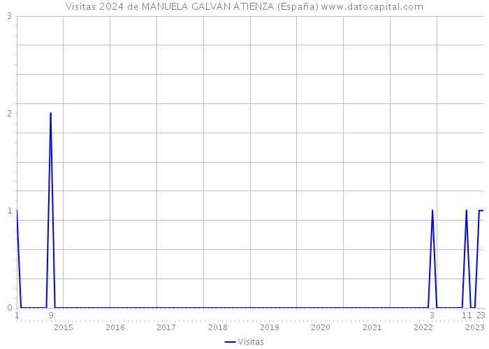 Visitas 2024 de MANUELA GALVAN ATIENZA (España) 