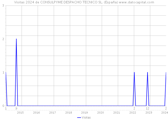Visitas 2024 de CONSULPYME DESPACHO TECNICO SL. (España) 