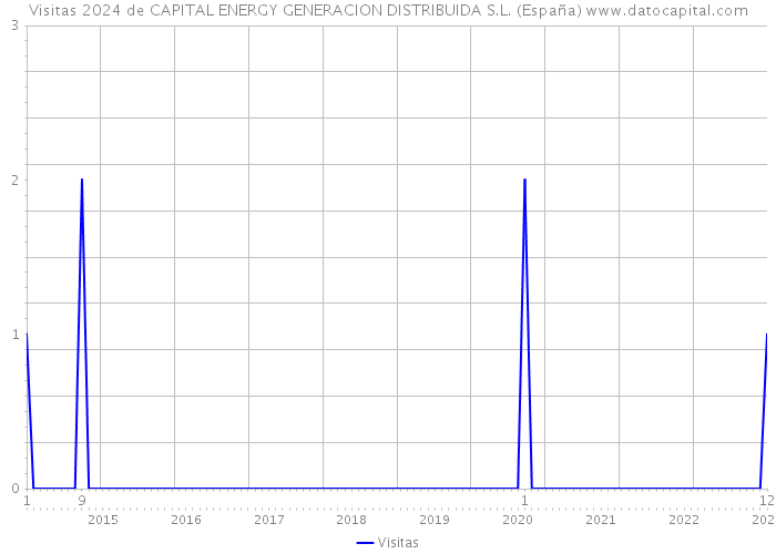 Visitas 2024 de CAPITAL ENERGY GENERACION DISTRIBUIDA S.L. (España) 