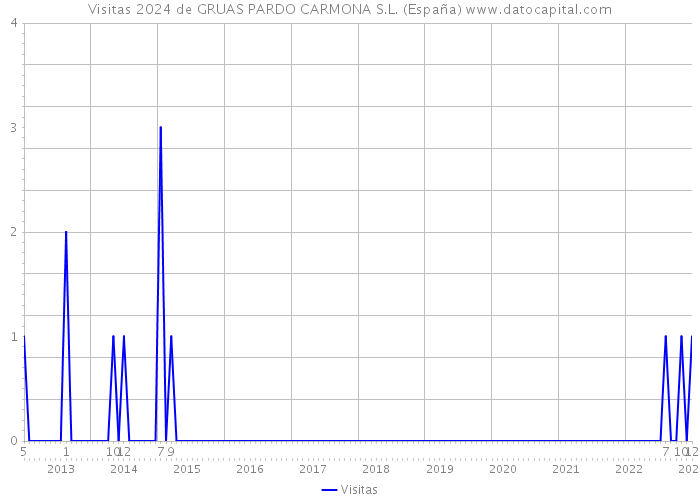 Visitas 2024 de GRUAS PARDO CARMONA S.L. (España) 